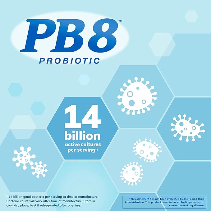 Nutrition Now PB8 Pro-Biotic Vegetarian Acidophilus - Pack of 3 - 120 Capsules Each