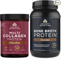 Ancient Nutrition Multi Collagen Protein Powder Chocolate 40 Servings + Bone Broth Protein Powder Chocolate 40 Servings