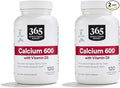365 by Whole Foods Market Calcium with Vitamin D3 Tablets 120 Count (Pack of 2)
