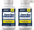 SUPER BETA PROSTATE Support Supplement for Men's Health - Reduce Bathroom Trips Promote Sleep Better Bladder Emptying &amp Healthy Prostate Beta Sitosterol - 60 Count (Pack of 2)