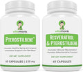 VitaMonk Longevity Duo - Resveratrol &amp Pterostilbene Power Pack