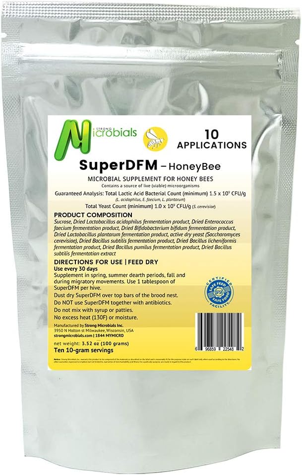 HoneyBee Probiotic Supplement for Bees 10 Applications