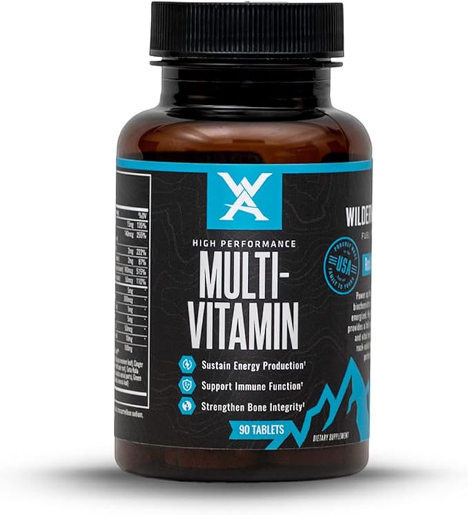 Wilderness Athlete - High Performance Multi Vitamin | Daily Multivitamin for Men &amp Women - Adult Vitamins Supplement with Chromium and Vanadium - Men's &amp Women's Multivitamin