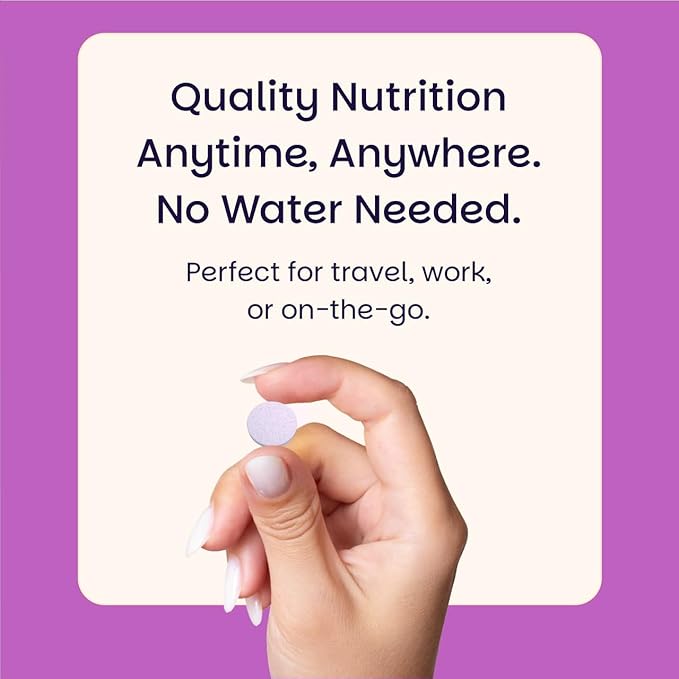 EZ Melts Hair Health Complete - Hair Supplement to Support Strength &amp Growth - Includes AnaGain Nu Biotin Apigenin Bambo Silica &amp More - 120 Sublingual Tablets (60 Servings)