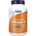 NOW Foods Molecularly Distilled Omega-3 1000 Milligrams 180 Sgels Fish Oil
