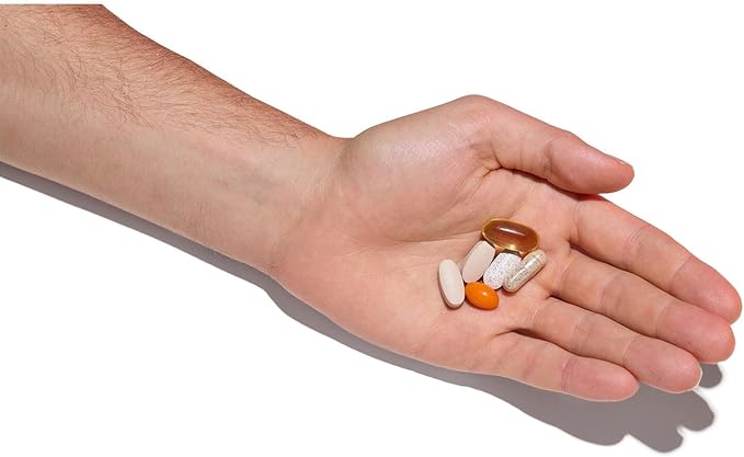GNC Mega Men 50 Plus Vitapak Program Convenient Complete Nutrition 5 Products in 1 Vitamin Pack Multivitamin Fish Oil Mental Sharpness Ginkgo Prostate Health 30 Packets 30 Day Supply