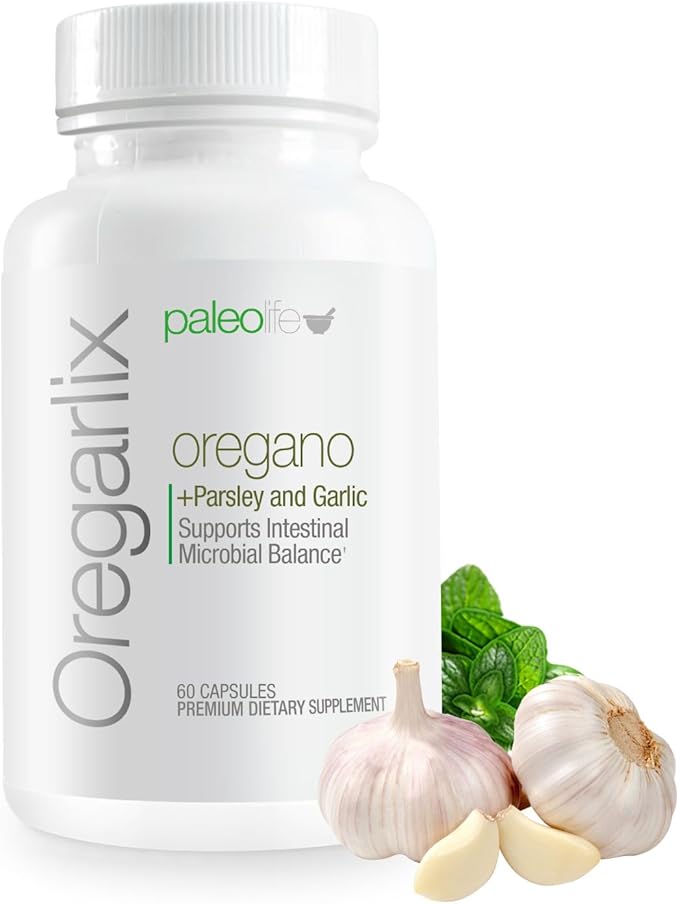 Premium Oregarlix. Gut Health Supplement. Microbial Balance with Premium Prebiotics - Help Keep Good Bacteria Healthy &amp Growing - 100% Natural (3-Pack)