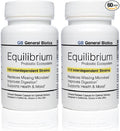 Equilibrium Probiotic Supplement with Prebiotic - Daily Time Release - 60 Effective Easy to Swallow Capsules - Highest Strain Count in The World - 2 Bottles