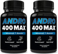 Andro400 Max Advanced T-Support &amp Nitric Oxide Booster – Traditional Tongkat Ali 100:1 Extract with L-Arginine &amp L-Citrulline – Supports Circulation and Physical Performance – 120 Capsules