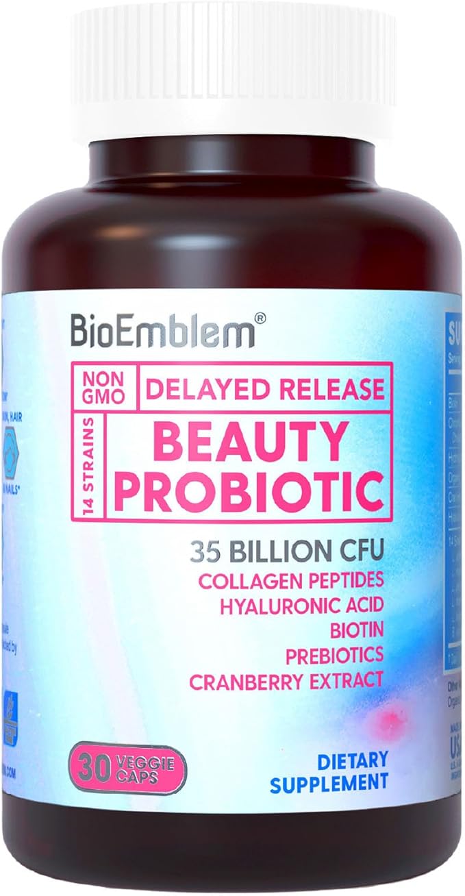 BioEmblem Beauty Probiotics for Women and Women's Multivitamin