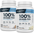 Transparent Labs Grass-Fed Whey Protein Isolate (30 Servings French Vanilla) &amp Grass-Fed Whey Protein Isolate (30 Servings Oatmeal Chocolate Chip Cookie)