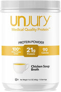 Unjury Whey Protein Powder | Chicken Soup Flavored High Protein Soup | 21g 100% Whey Isolate Protein Powder | Low Carb and Sugar Free | Gluten Free | Certified Kosher | 15 Servings