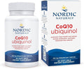 Nordic Naturals Nordic CoQ10 Ubiquinol - 60 Mini Soft Gels - 100 mg Coenzyme Q10 (CoQ10) Ubiquinol - Heart &amp Brain Health Cellular Energy Production Antioxidant Support - Non-GMO - 60 Servings