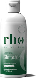 Rho Nutrition Liposomal Glutathione - Ultra High Absorption Liquid Glutathione Supplement - Supports Natural Detoxification Immune System Skin Health Mental Clarity &amp Overall Well-Being
