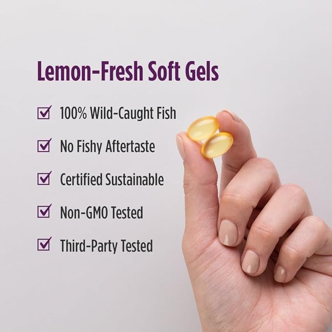 Nordic Naturals Omega Woman Lemon - 120 Soft Gels - 500 mg Omega-3 + 800 mg Evening Primrose Oil - Healthy Skin &amp Optimal Wellness - Non-GMO - 60 Servings (Pack of 2)