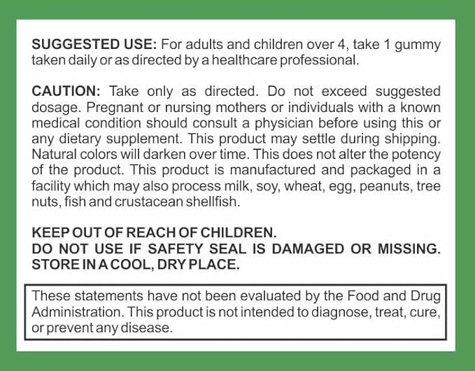 LifeSource Vitamins Probiotic Gummies Organic for All Ages (60 Gummies)