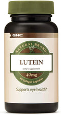 GNC Lutein 40mg Supports Eye Health 60 Softgels