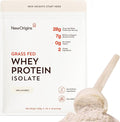 New Origins European Grass Fed Whey Protein Isolate (Unflavored 14 Servings Non-GMO Gluten-Free Sugar &amp Soy Free)