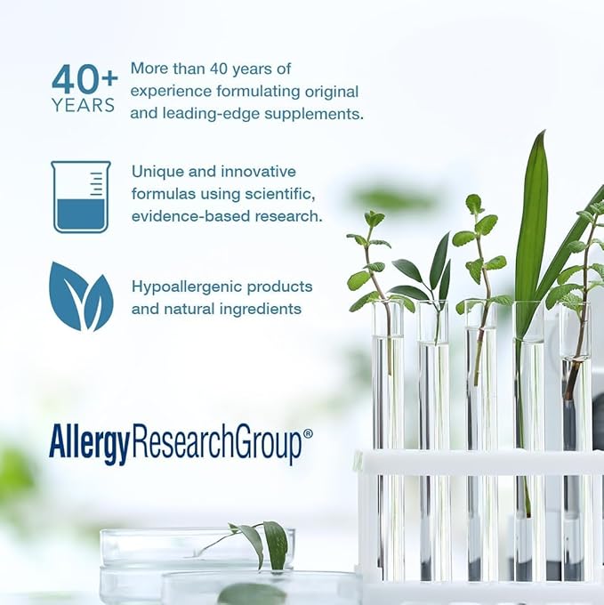 Allergy Research Group Grape Pips - Grape Seed Extract Proanthocyanidins Polyphenols Herbal Supplement Organic 300mg Capsules - 90 Count