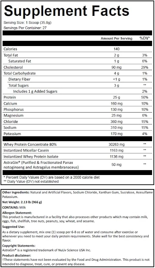 Whey Protein Blend Tiramisu Whey: Full-Disclosure Ultra-Delicious Premium Protein
