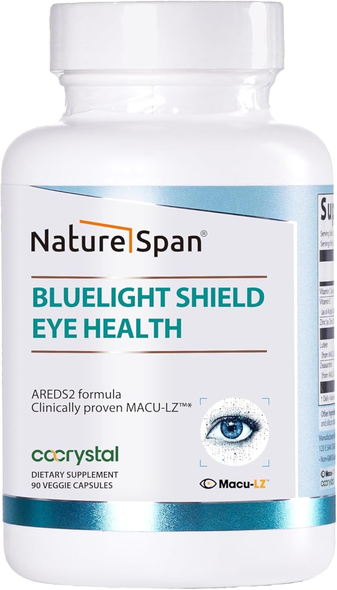 Eye Vitamin-Contains Zinc Vitamins C E Lutein and Zeaxanthin to Support Eye Fatigue Exposure to Blue Light From Electronics Presbyopia Nearsightedness Dry Eye and Vision Health-90 Capsules