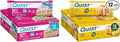Quest Nutrition Birthday Cake Protein Bars High Protein Low Carb Gluten Free Keto Friendly 12 Count &amp Lemon Cake Protein Bars High Protein Low Carb Gluten Free Keto Friendly 12 Count