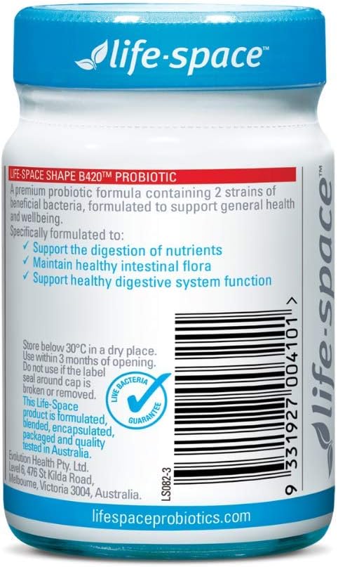 Life Space Shape B420 Probiotic 60 Capsules