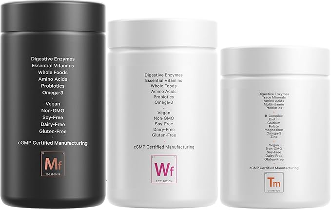 Codeage Family Multivitamin Bundle – Multivitamins for Teens Women &amp Men – Essential Vitamins &amp Minerals Pack