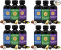 All-Natural Edible Oils Mini Oil Sampler Set with Pure C60 ESS60 Immune Support and Joint Support Supplement with Olive Oil Avocado Oil &amp MCT Coconut Oil Set of 12 2 Oz Each