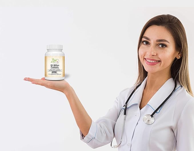 20 Billion CFU 9 Strain Multi-Probiotic 30-Vegcaps -Sustained Release Technology Resist Stomach Acid Shelf Stable - Support for Healthy Digestion &amp Intestinal Ecology Favorable Intestinal Flora