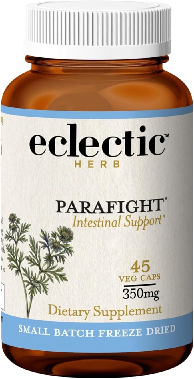 Eclectic Herb - ParaFight Capsules | Intestinal Support + Detox | Non-GMO Vegan Gluten Free (45 CT | 350 mg)