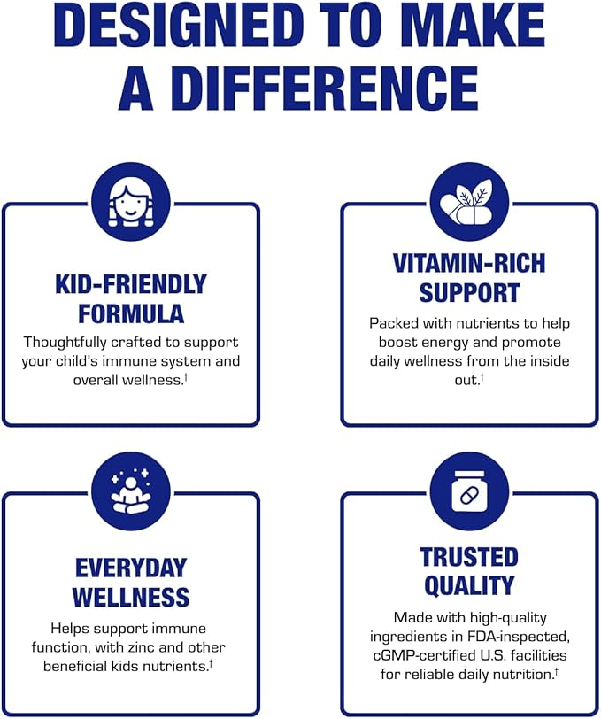 25-in-1 Kids Chewable Multivitamin - Clinically Formulated Kids Multivitamin with Iron Magnesium Vitamins A B Complex C D E Antioxidant Rich Fruit Extracts &amp More - Made in The USA - 1 Month Suppl