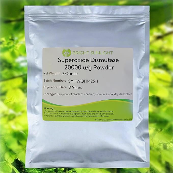 Superoxide Dismutase 20000 u/g Powder 7 Ounce/200g