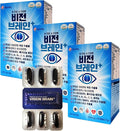 KPurity VisionBrain+ Eye &amp Brain Health Supplement with Lutein &amp Zeaxanthin - Enhances Memory Focus and Brain Performance - 90-Day Supply Softgels (3 Boxes VisionBrain+)