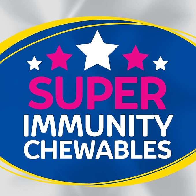 Culturelle Immune Defense Probiotic with Vitamin C Vitamin D and Zinc + Elderberry Non-GMO 4-in-1 Immune Support for Kids Ages 3+* Mixed Berry Chewables 30 Count
