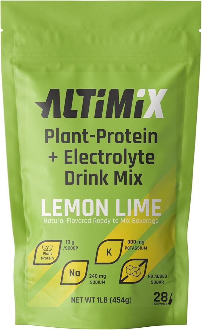 Protein + Electrolyte Drink Mix | Lemon Lime | 1 Lbs | 28 Servings