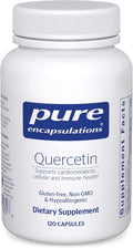 Pure Encapsulations Quercetin - 500 mg - Immune Support Cellular Health &amp Heart Health - Antioxidant Supplement - Gluten Free &amp Non-GMO - 120 Capsules