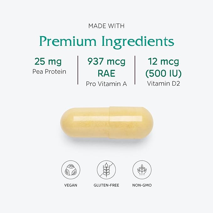 Vitanica Vegan Symmetry Non-GMO Vegan Multivitamin for Women Iron Free Gluten Free 120 Capsules
