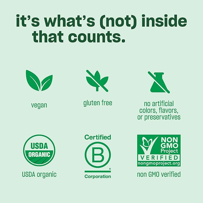 Vega Organic All-in-One Vegan Protein Powder Chocolate Mint - Superfood Ingredients Vitamins for Immunity Support Keto Friendly Pea Protein for Women &amp Men 1.6 lbs (Packaging May Vary)
