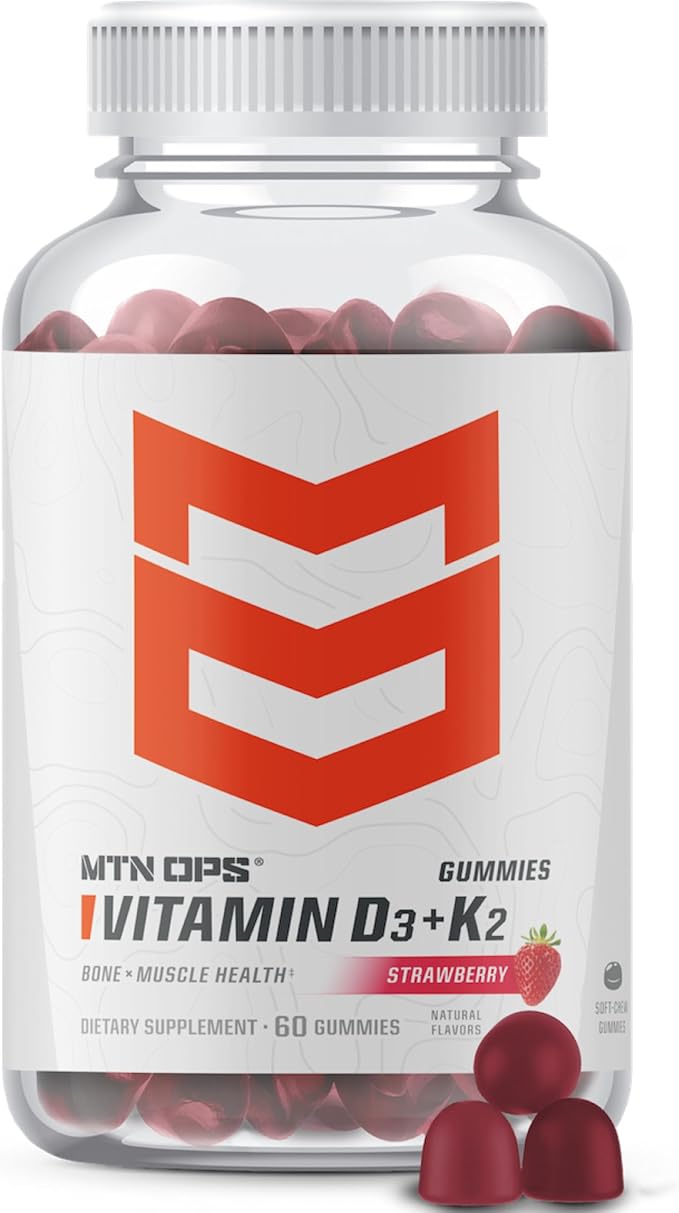 MTN OPS Vitamin D3 + K2 &amp Slumber Gummies Bundle