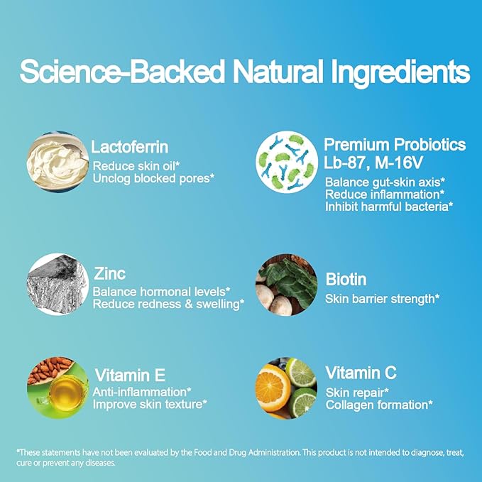 Life-Space - Probiotics for Women + Skin Probiotic Clinically Validated Support Boost Women's Health and Acne Relief + Skin Rebalance + Skin Smoother + Deep Nourishment