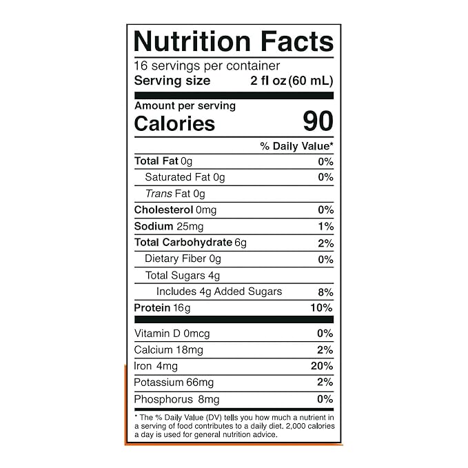 Vida fuel Wellness Protein Oral Supplement Citrus Burst Flavor 32 oz Reclosable Carton 6 Ct