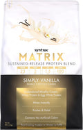 Nashua Nutrition Syntrax - Matrix 5.0 - Simply Vanilla - 5lb Bag - High Protein 23g - Low Fat - Low Carb - Low Sugar