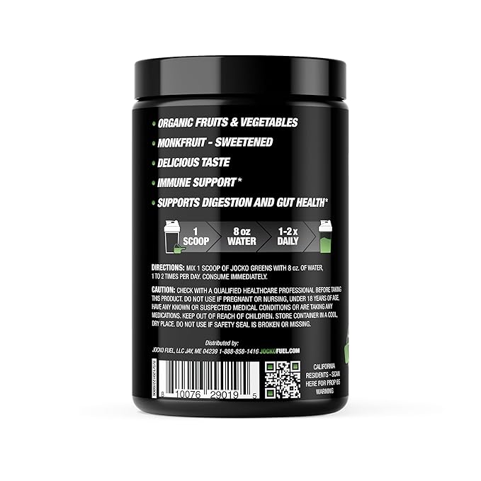 Jocko Mölk Grass Fed Protein Shakes - Ready to Drink (pack of 12) Vanilla + Jocko Fuel Daily Greens Pineapple Coconuts