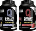 Cookies and Cream + Wild Strawberry Whey Protein Powder Bundle - Gluten-Free 25g Protein 5.5g BCAA 2.7g Leucine 1.4g Isoleucine 1.4g Valine