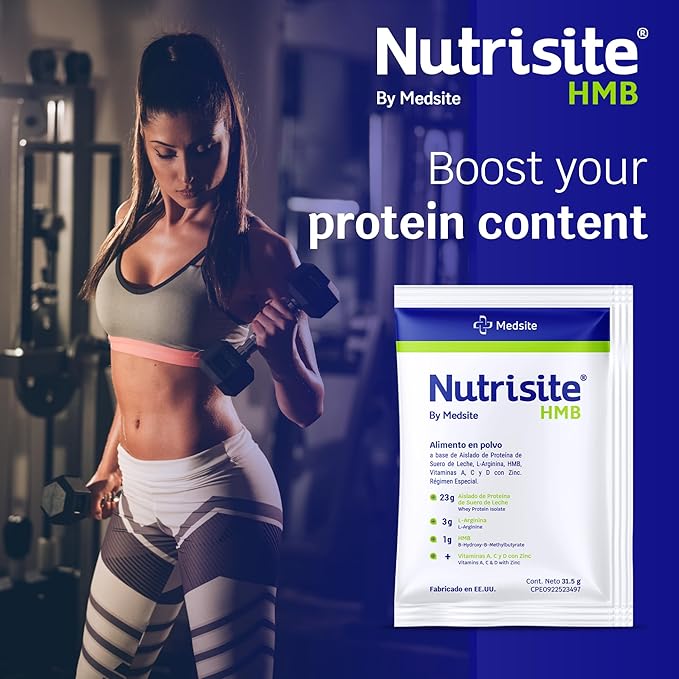Nutrisite Nutrition Whey Isolate Protein + HMB Special Medical Purpose Food