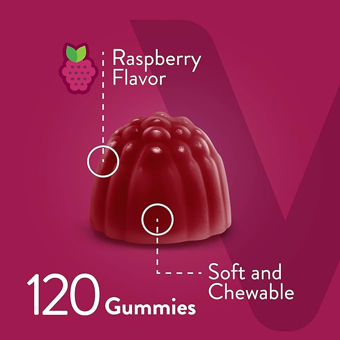 Viteey Collagen Gummies with Biotin Gummies for Hair Skin and Nails Vitamins - Biotin and Collagen Supplements for Women &amp Men - Gluten-Free – 120 Count