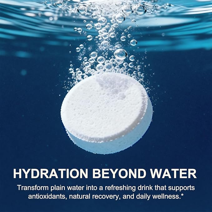 Hydrogen Water Tablets with MagnesiumHydrogen Tablets for Drinking WaterAntioxidant and Cellular Health Support H2 Molecular Tabs90 Tablets
