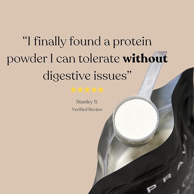 Goat Whey Protein Powder - Whey Protein Supplement - Easy to Digest - Less Lactose - Soy Free - Unflavored - 20 Servings
