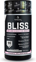 SASCHA FITNESS®️Gut and Digestive Health Support Pills | Prebiotics Probiotics &amp Enzyme Blend |Berberine HCIGluco Vantage®|Helps with BloatingFat Loss CravingsGlucose Metabolism30 Day Supply